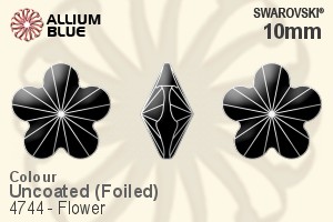 施华洛世奇 Flower 花式石 (4744) 10mm - 颜色 白金水银底 - 关闭视窗 >> 可点击图片