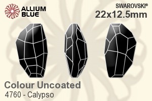 Swarovski Calypso Fancy Stone (4760) 22x12.5mm - Colour (Uncoated) Unfoiled - Click Image to Close