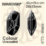 Swarovski Meteor Fancy Stone (4773) 28x15mm - Color Unfoiled
