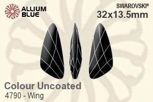 Swarovski Wing Fancy Stone (4790) 32x13.5mm - Colour (Uncoated) Unfoiled - 關閉視窗 >> 可點擊圖片