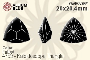 施华洛世奇 Kaleidoscope Triangle 花式石 (4799) 20x20.4mm - 颜色 白金水银底 - 关闭视窗 >> 可点击图片