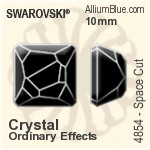 Swarovski Space Cut Fancy Stone (4854) 10mm - Crystal (Ordinary Effects) Unfoiled