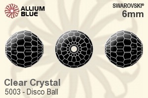 施华洛世奇 Disco Ball 串珠 (5003) 6mm - 透明白色 - 关闭视窗 >> 可点击图片