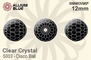 Swarovski Disco Ball Bead (5003) 12mm - Clear Crystal - Click Image to Close