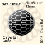 Swarovski Disco Ball Bead (5003) 12mm - Clear Crystal