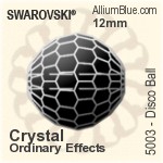 施華洛世奇 Disco Ball 串珠 (5003) 12mm - 白色（半塗層）