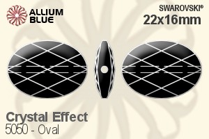 Swarovski Oval Bead (5050) 22x16mm - Crystal Effect - Haga Click en la Imagen para Cerrar