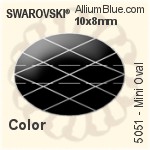 施華洛世奇 Mini 橢圓形 串珠 (5051) 10x8mm - 顏色