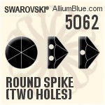 5062 - Round Spike (Two Holes)