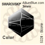 施華洛世奇 Bicone 串珠 (5328) 3mm - 顏色