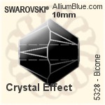 Swarovski Bicone Bead (5328) 10mm - Crystal Effect