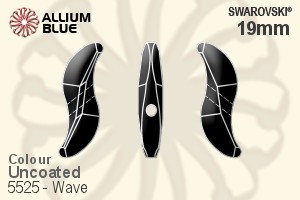 Swarovski Wave Bead (5525) 19mm - Colour (Uncoated) - Haga Click en la Imagen para Cerrar