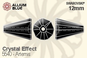 スワロフスキー Artemis ビーズ (5540) 12mm - クリスタル エフェクト