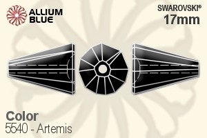 スワロフスキー Artemis ビーズ (5540) 17mm - カラー - ウインドウを閉じる