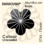 スワロフスキー Flower ビーズ (5744) 6mm - カラー