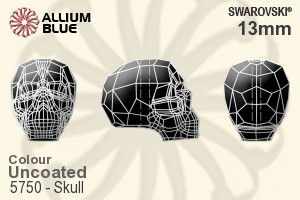 施华洛世奇 Skull 串珠 (5750) 13mm - 颜色 - 关闭视窗 >> 可点击图片