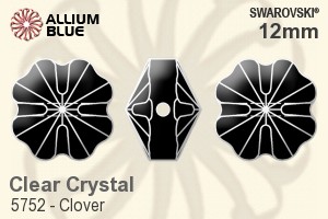 施華洛世奇 Clover 串珠 (5752) 12mm - 透明白色 - 關閉視窗 >> 可點擊圖片