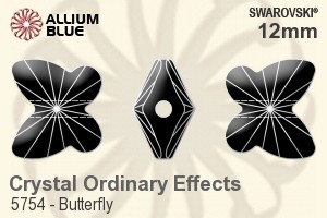 Swarovski Butterfly Bead (5754) 12mm - Crystal Effect - Click Image to Close