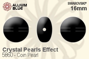 Swarovski Coin Pearl (5860) 16mm - Crystal Pearls Effect