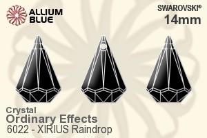 Swarovski XIRIUS Raindrop Pendant (6022) 14mm - Crystal Effect