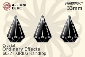 Swarovski XIRIUS Raindrop Pendant (6022) 33mm - Crystal Effect - Click Image to Close