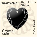 Swarovski Top Drilled Bicone Pendant (6301) 6mm - Crystal (Ordinary Effects)