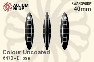 Swarovski Ellipse Pendant (6470) 40mm - Colour (Uncoated) - 关闭视窗 >> 可点击图片