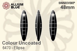 Swarovski Ellipse Pendant (6470) 48mm - Colour (Uncoated) - 关闭视窗 >> 可点击图片