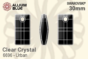 Swarovski Urban Pendant (6696) 30mm - Clear Crystal - Click Image to Close