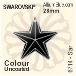 施华洛世奇 Star 吊坠 (6714) 28mm - Colour (Uncoated)