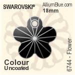 施华洛世奇 Flower 吊坠 (6744) 18mm - Colour (Uncoated)