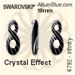 Swarovski Infinity Pendant (6792) 18mm - Crystal Effect