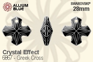 Swarovski Greek Cross Pendant (6867) 28mm - Crystal Effect - Haga Click en la Imagen para Cerrar