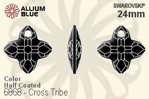 Swarovski Cross Tribe Pendant (6868) 24mm - Color (Half Coated) - Click Image to Close