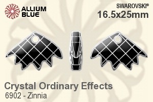 Swarovski Zinnia Pendant (6902) 16.5x25mm - Crystal (Ordinary Effects)