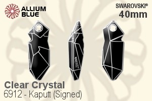Swarovski Kaputt (Signed) Pendant (6912) 40mm - Clear Crystal - Haga Click en la Imagen para Cerrar