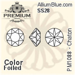 PREMIUM 33 Facets Chaton (PM1088) PP28 - Color With Foiling
