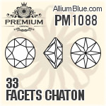 PM1088 - 33 Facets Chaton