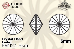 PREMIUM CRYSTAL Rivoli 6mm Crystal Moonlight F