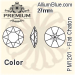 PREMIUM Flat Chaton (PM1201) 27mm - Color