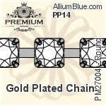 PREMIUM Round Cupchain (PM27004) PP14 - Gold Plated Chain