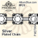 PREMIUM Round Cupchain (PM27004) PP21 - Silver Plated Chain