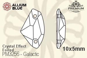 プレミアム Galactic ソーオンストーン (PM3256) 10x5mm - クリスタル エフェクト 裏面フォイル - ウインドウを閉じる