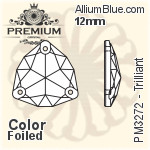 プレミアム Trilliant ソーオンストーン (PM3272) 12mm - カラー 裏面フォイル
