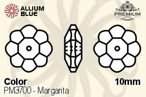 PREMIUM Margarita Sew-on Stone (PM3700) 10mm - Color - 關閉視窗 >> 可點擊圖片