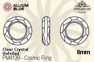 PREMIUM CRYSTAL Cosmic Ring Fancy Stone 8mm Crystal