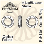 プレミアム Cosmic Ring ファンシーストーン (PM4139) 50mm - カラー 裏面フォイル