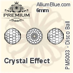 PREMIUM Fine Rock Tube Bead (PM5951) 30mm - Crystal Effect