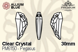 PREMIUM Pegasus Pendant (PM6150) 30mm - Clear Crystal - Click Image to Close
