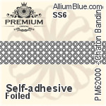 PREMIUM Chaton Banding (PM62000) 8mm - Self-adhesive With SS6 Stones